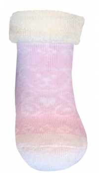 Skarpetki bawełniane wzorowane frotte _____________________ Mod.62 art. B2224 roz.5-12cm